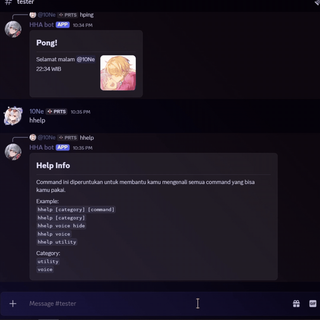 Bot demo